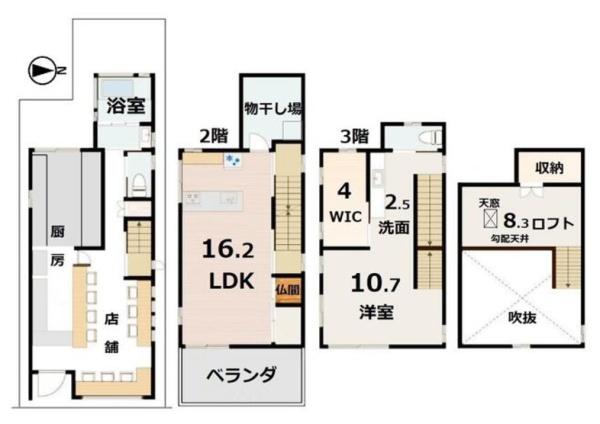 西朱雀町