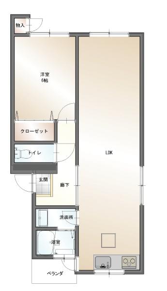 淀団地第二住宅３棟　１１８号