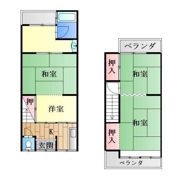 京都市右京区太秦一町芝町の中古一戸建て