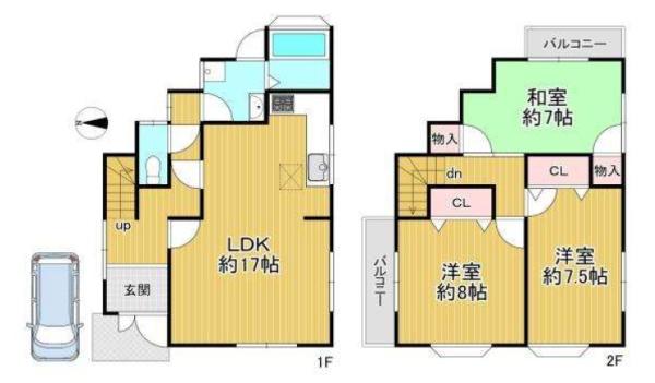 京都市伏見区久我御旅町の中古一戸建て