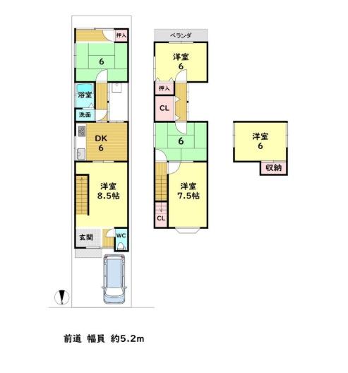 京都市北区西賀茂北川上町の中古一戸建て