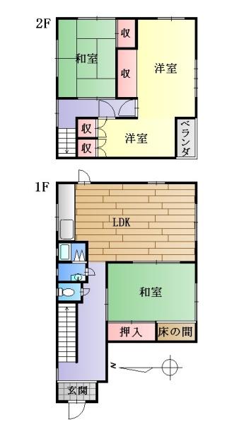 甲賀市水口町下山　中古テラスハウス