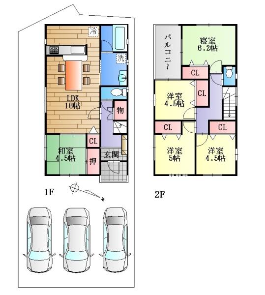 愛荘町　開発団地内　中古戸建