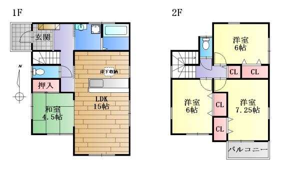 木津川市吐師松葉の中古一戸建て