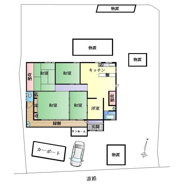 木津川市加茂町例幣山口の中古一戸建て