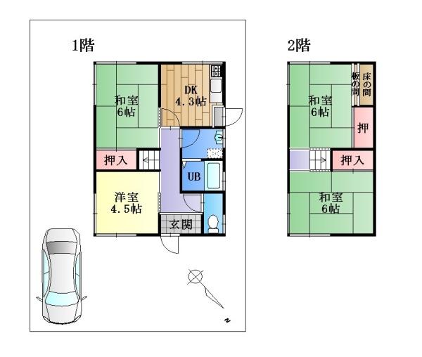大津市八屋戸の中古一戸建て