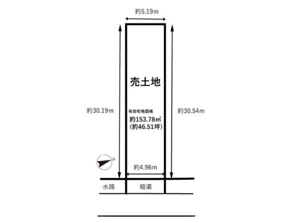 京都市伏見区久我石原町の土地