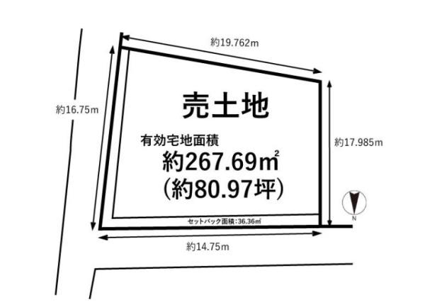 京都市伏見区久我石原町の土地