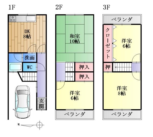 京都市山科区川田前畑町の中古一戸建て