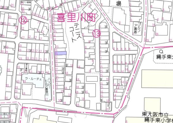 東大阪市喜里川町13-23