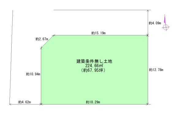大和高田市大字池田の土地(間取り)