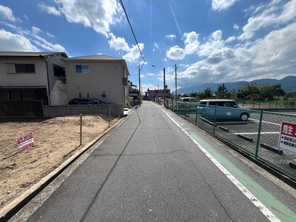 大和高田市大字池田の土地(前面道路含む現地写真)