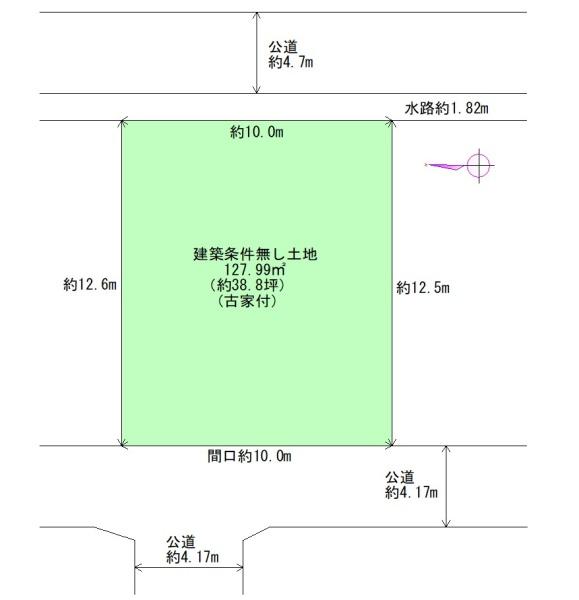 高槻市浦堂１丁目の土地