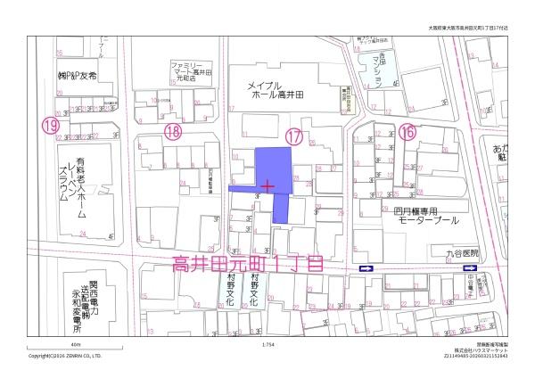 東大阪市高井田元町１丁目の土地