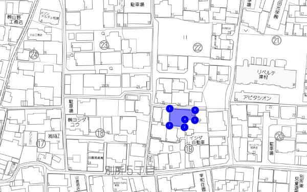 松原市別所５丁目の土地