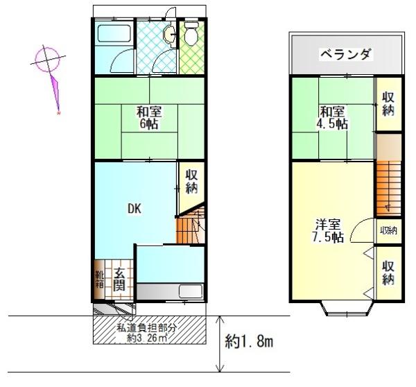 門真市泉町の中古一戸建て