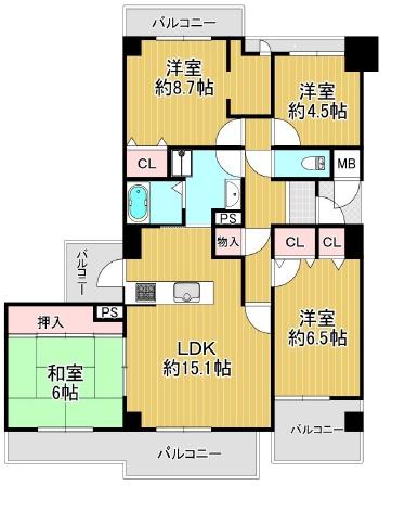 ローレルスクエア木津川台１番館