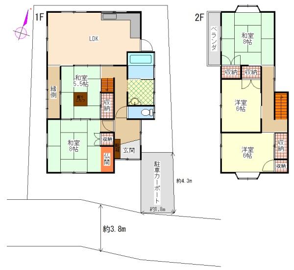 豊能郡能勢町平通の中古一戸建て