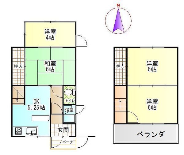 大和郡山市小林町の中古テラスハウス