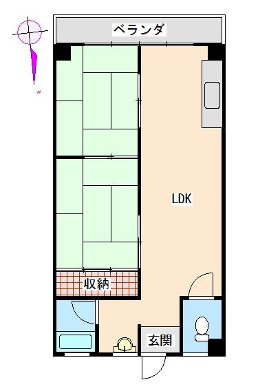 シャトー川庄400号