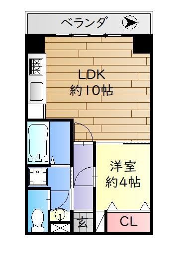 大阪市城東区東中浜9-2-25　緑橋パインリッチ202