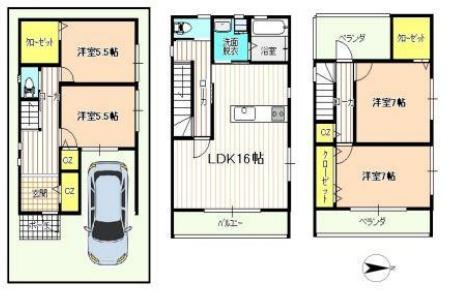 守口市西郷通４丁目の中古一戸建
