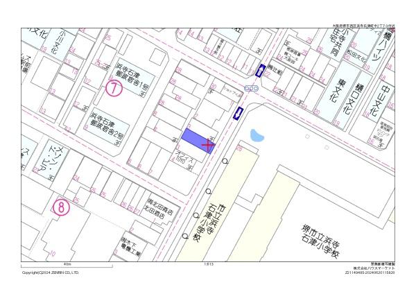 堺市西区浜寺石津町中２丁の土地