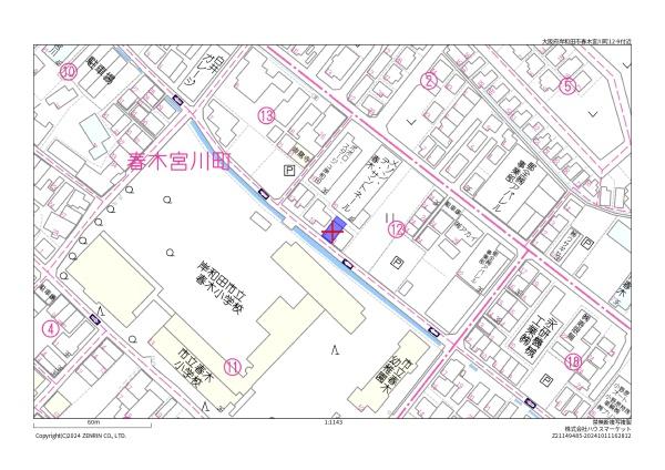岸和田市春木宮川町の土地