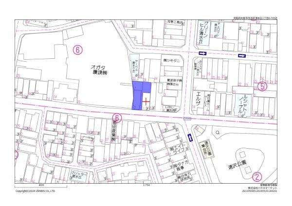 大阪市住吉区清水丘１丁目の土地