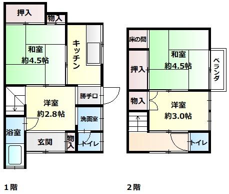 神戸市兵庫区五宮町の中古一戸建て