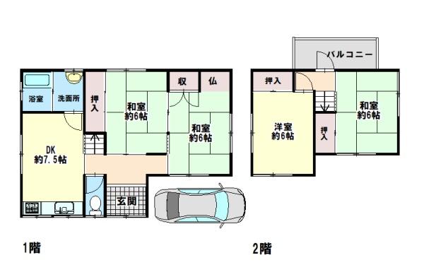姫路市網干区坂出の中古一戸建て