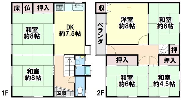 姫路市飾磨区恵美酒の中古一戸建て