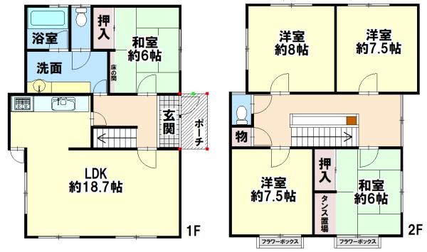 神戸市北区東有野台１丁目の中古一戸建て