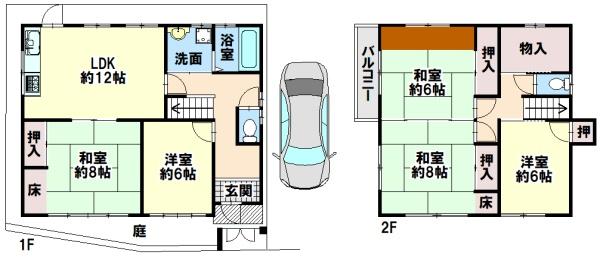 神戸市須磨区白川台５丁目の中古一戸建