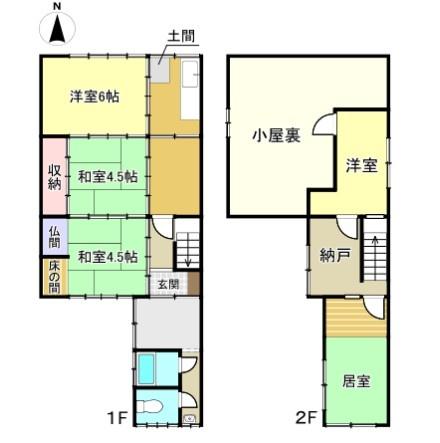 名古屋市中川区下之一色町字古川の中古一戸建