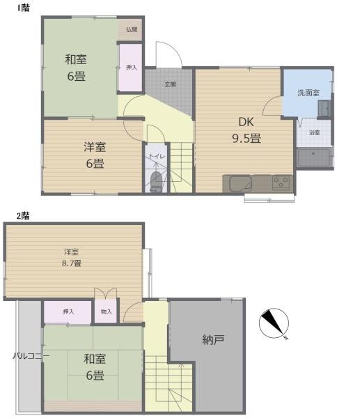 春日井市下津町の中古一戸建