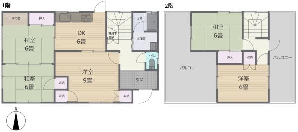 あま市七宝町秋竹壱町田戸建て