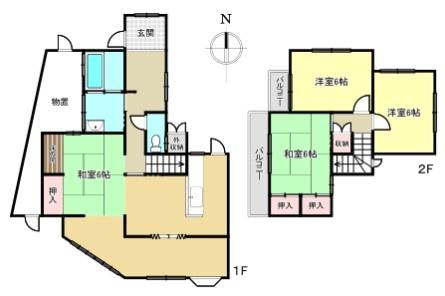 稲沢市祖父江町大牧砂田の中古一戸建