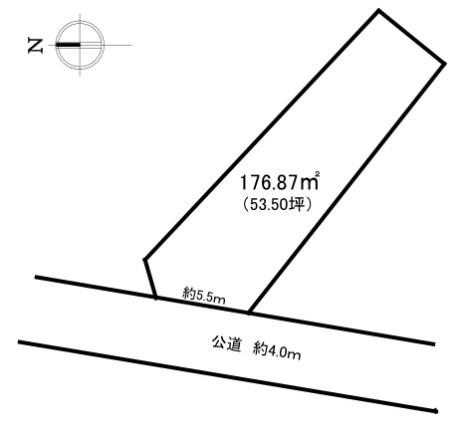 緑区緑花台　土地