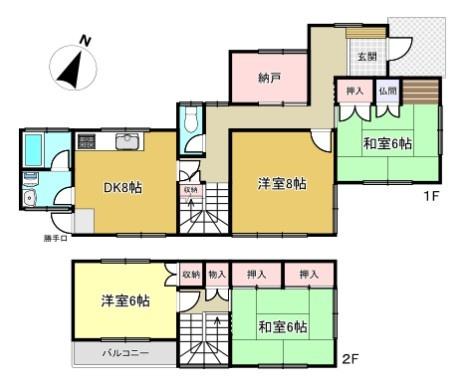 一宮市北方町北方字西金丸の中古一戸建