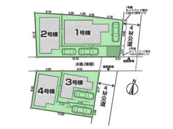 川越市郭町204④　新築分譲住宅　全4棟　1号棟