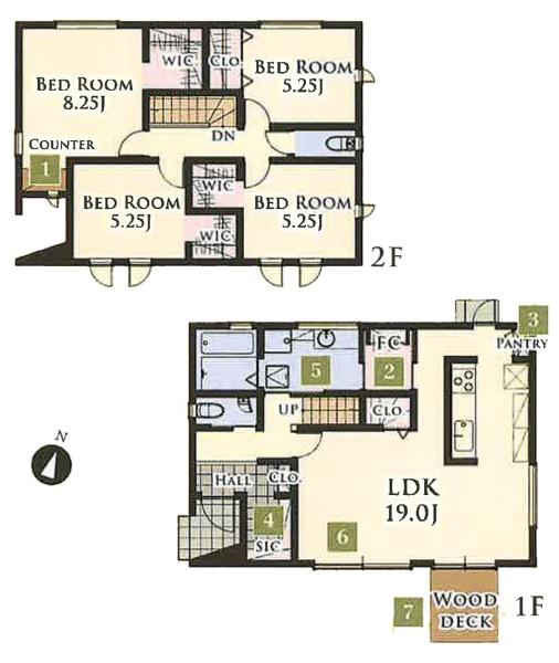 東松山市上唐子1期　新築分譲住宅　全2棟　1号棟