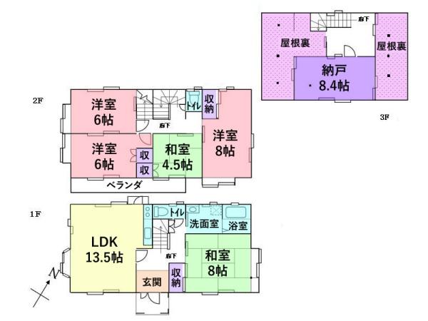 川越市岸町3丁目　中古一戸建て