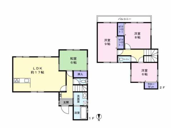 鳩山町楓ヶ丘　中古一戸建て