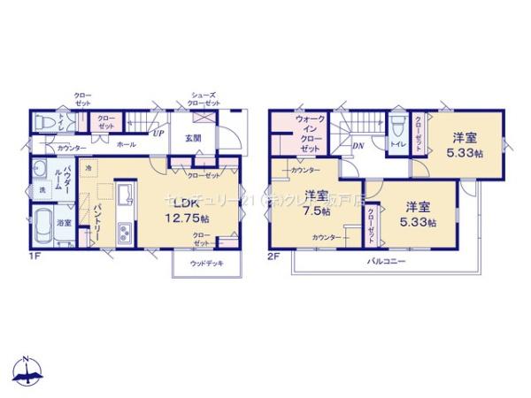 川越市むさし野R4　新築分譲住宅　全14棟　7号棟