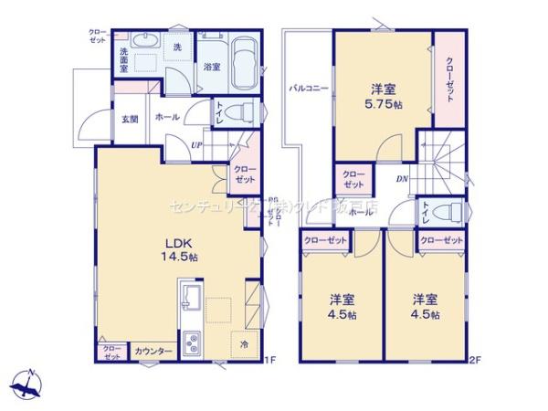 川越市下広谷R5―A　中古一戸建て