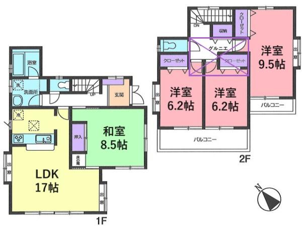 滑川町都　中古一戸建て