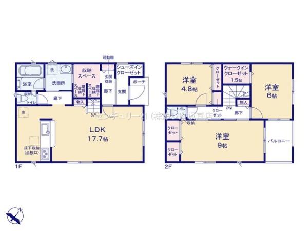川越市南大塚第13　新築分譲住宅　全3棟　2号棟