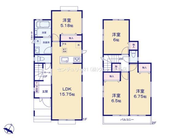 川越市郭町2期　新築分譲住宅　全3棟　3号棟