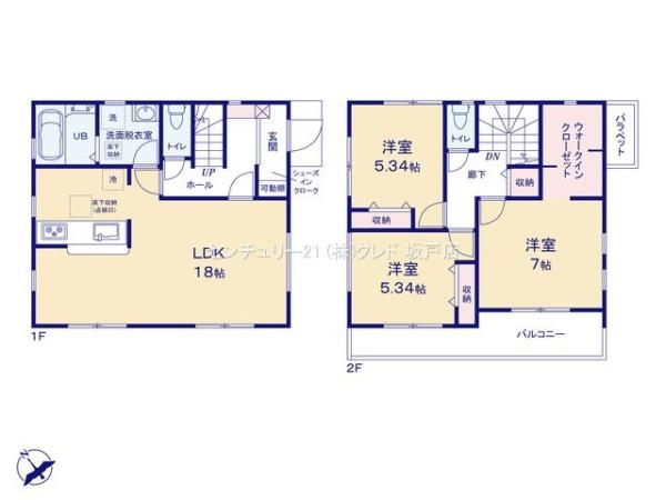 川越市藤木町　新築分譲住宅　全6棟　1号棟